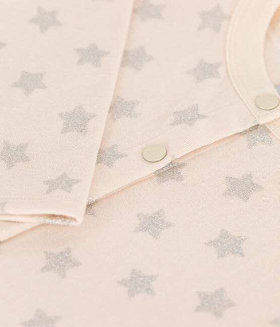 Cárdigan de túbico estampado para niña beige AVALANCHE/ ARGENT