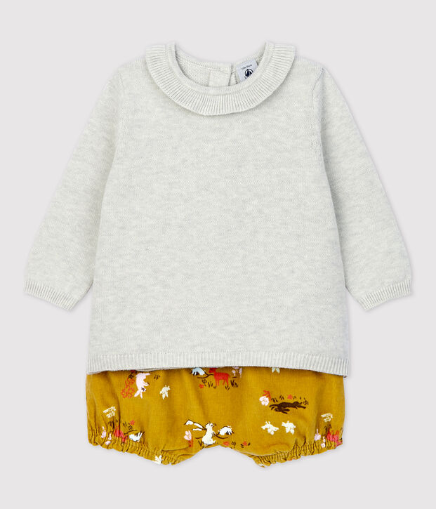 Conjunto de dos piezas de beb&eacute;. multicolor