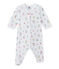 Pijama estampado para bebé niña blanco ECUME/blanco MULTICO