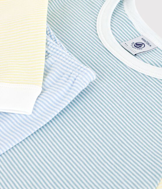 Pijama infantil de algodón a rayas MIMI/ MULTICO