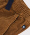 Pantalón recto de terciopelo para niño marron CUIVRE