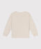 Camiseta de punto flameado de manga larga para niño beige MONTELIMAR CHINE