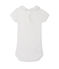 Body para bebé niña con cuello blanco Lait