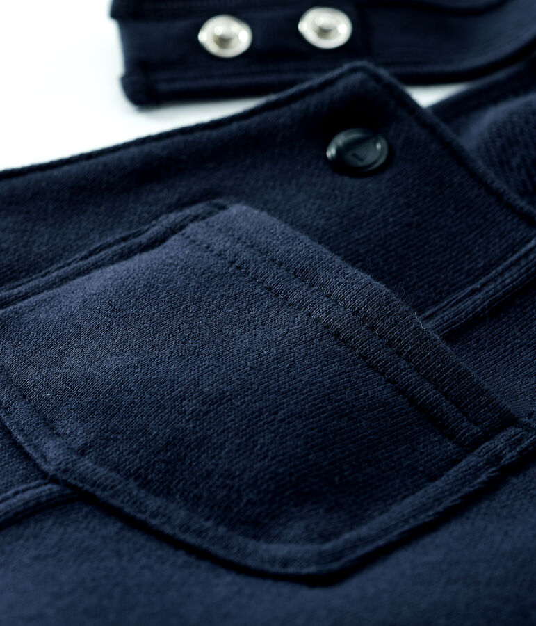 Peto largo de felpa de beb&eacute; ni&ntilde;o azul