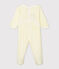 Pelele de punto para bebé blanco MARSHMALLOW/amarillo SHINE