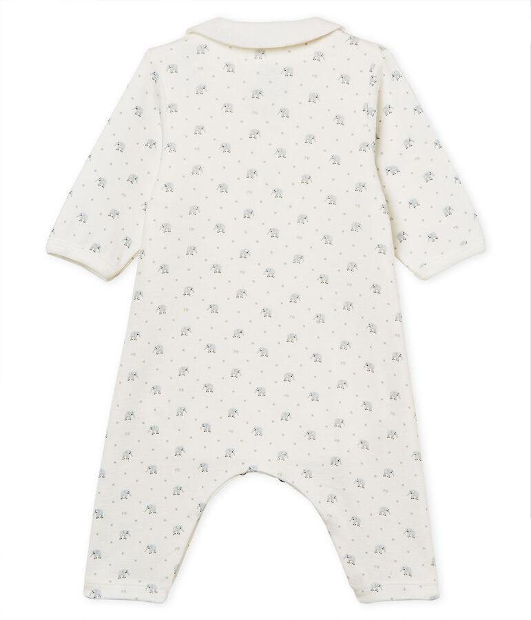 Bodyjama sin pies de punto 1x1 estampado para beb&eacute; ni&ntilde;o blanco MARSHMALLOW/blanco MULTICO