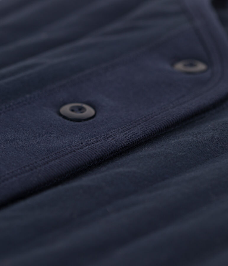 C&aacute;rdigan mullido sin mangas para mujer azul