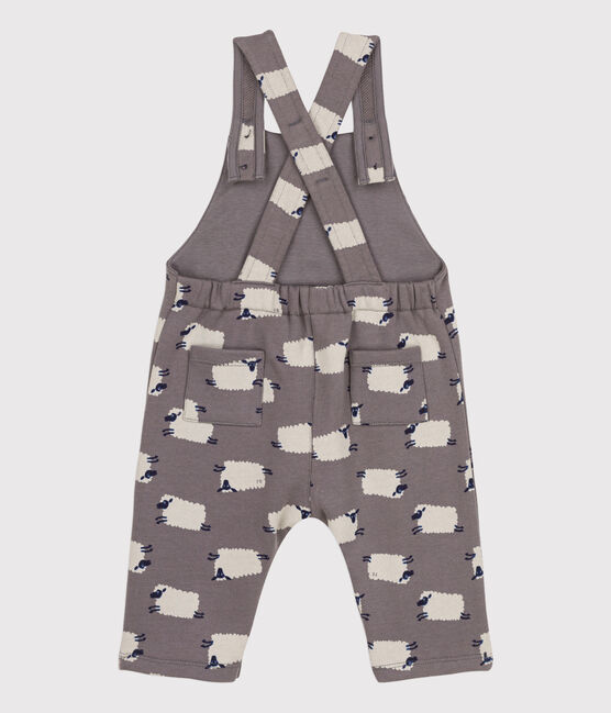Peto largo de felpa con estampado de ovejas para bebé BONGRIS/ MULTICO