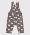 Peto largo de felpa con estampado de ovejas para bebé BONGRIS/ MULTICO