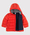 Chaqueta acolchada reciclada para bebé naranja CASIMIR