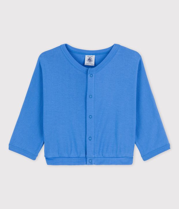 C&aacute;rdigan de algod&oacute;n para beb&eacute; azul