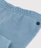 Leggings de punto de lana y algodón para bebé azul ROVER