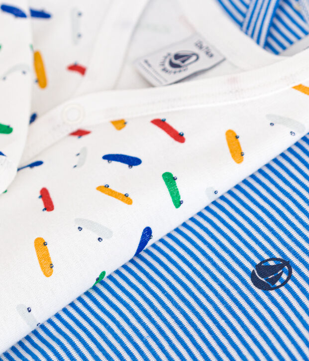 Juego de 2 pijamas de algod&oacute;n para beb&eacute; multicolor