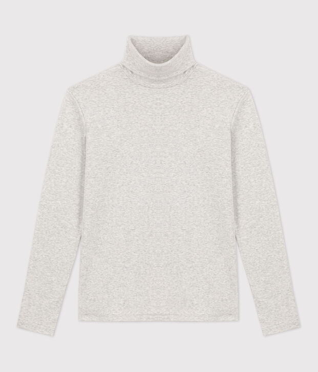 Camiseta L'ICONIQUE con cuello vuelto de algod&oacute;n ORG&Aacute;NICO de mujer BELUGA CHINE