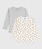 Juego de camisetas infantiles de algodón de manga larga con estampado de leopardos variante 1