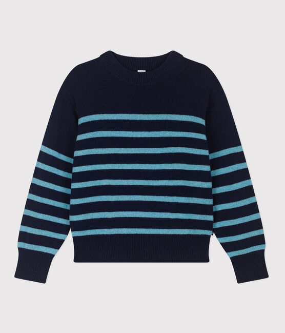 Jersey marinero de lana para mujer SMOKING/ AZUL