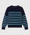 Jersey marinero de lana para mujer SMOKING/ AZUL