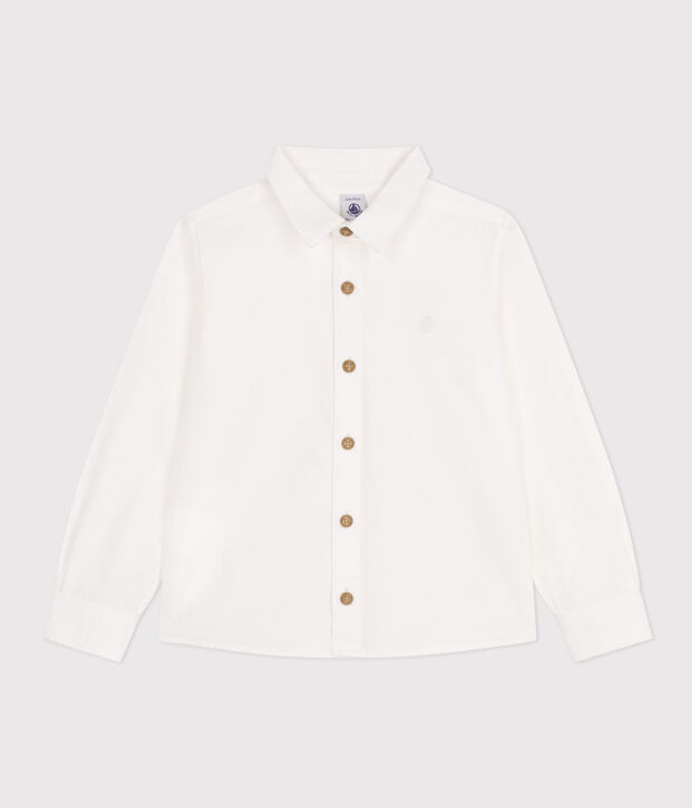 Camisa de ni&ntilde;o blanco