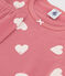 Pijama infantil de algodón con estampado corazones rosa ROSEWOOD/ AVALANCHE