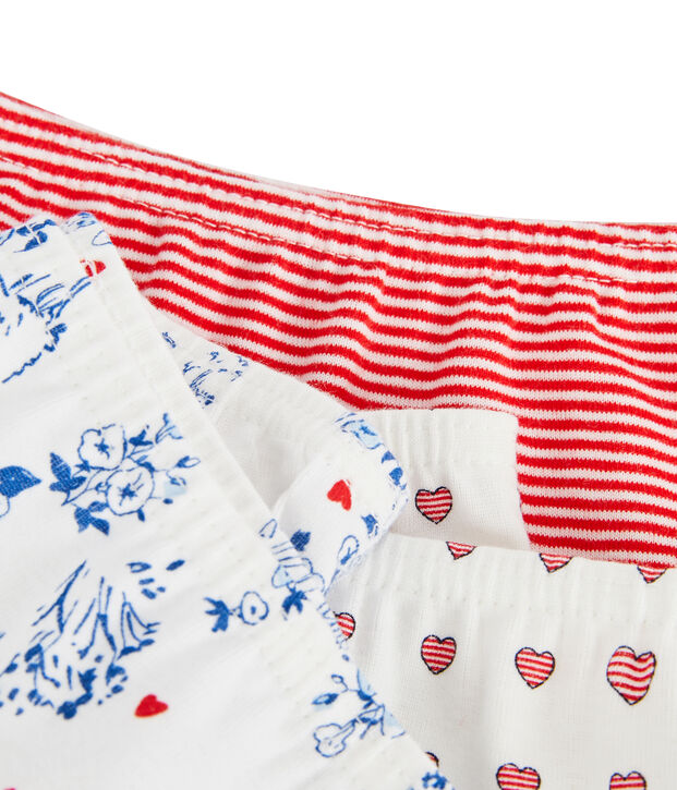 Tres culottes para ni&ntilde;a multicolor