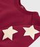 Sudadera de algodón suave y cálida con estampado de estrellas para bebé AMARANTE