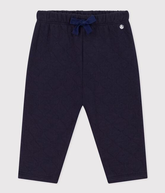 Pantalón de túbico acolchado de bebé azul SMOKING