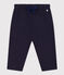 Pantalón de túbico acolchado de bebé azul SMOKING