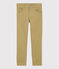 Pantalón slim de sarga de niño beige JERRYCAN