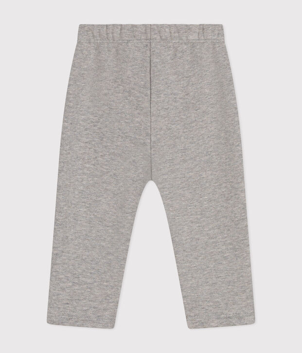 Pantal&oacute;n de felpa para beb&eacute; gris