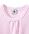 Camisón milrayas para niña rosa BABYLONE/blanco ECUME
