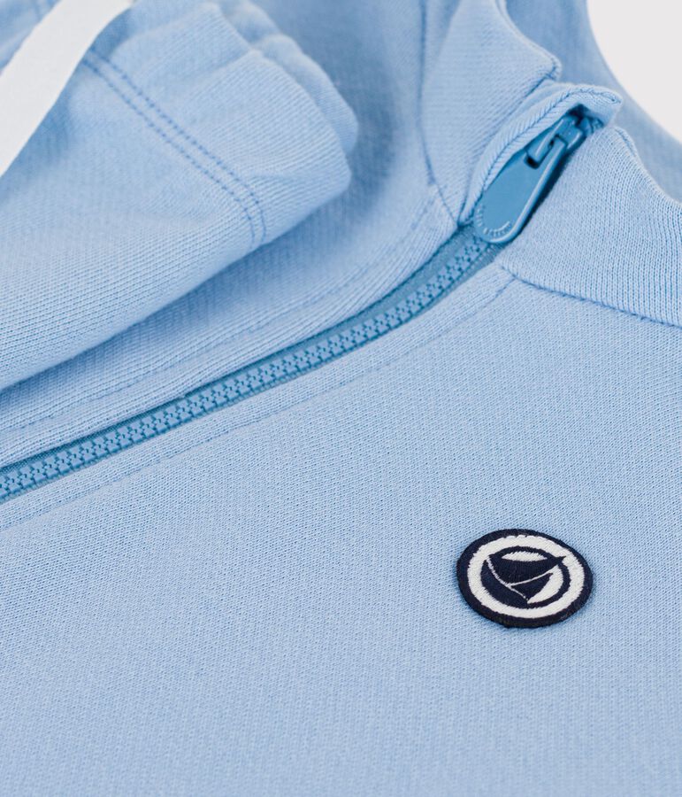 Conjunto de sudadera y pantal&oacute;n de algod&oacute;n liso para beb&eacute; azul FLO