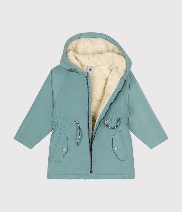 Parka para ni&ntilde;a verde