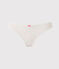 Braguita de niña estampada en jersey stretch blanco LAIT/blanco MULTICO
