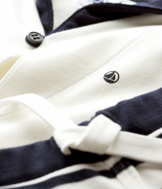 Conjunto de dos piezas para bebé niño blanco MARSHMALLOW/azul SMOKING