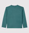 Camiseta de algodón orgánico infantil unisex verde BRUT
