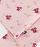 Cárdigan infantil de algodón estampado rosa JOLI/blanco MULTICO
