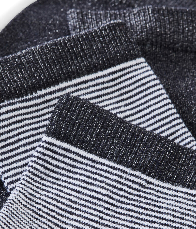 Juego de calcetines a media ca&ntilde;a de mujer multicolor