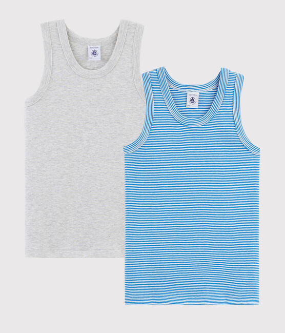 Lote de 2 camisetas de tirantes para niño pequeño variante 1