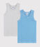 Lote de 2 camisetas de tirantes para niño pequeño variante 1