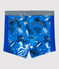 Short de baño eco-sostenible de bebé niño azul SURF/blanco MULTICO