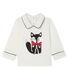 Camiseta de manga larga con cuello para bebé niño