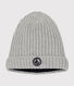Gorro de punto tricotado con forro polar para bebé