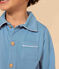 Pijama de punto para niño azul AZUL