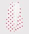 Saco de algodón para bebé con corazones TOG 1 blanco MARSHMALLOW/rojo TERKUIT