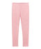 Legging para niña en lana y algodón rosa CHEEK/blanco MARSHMALLOW