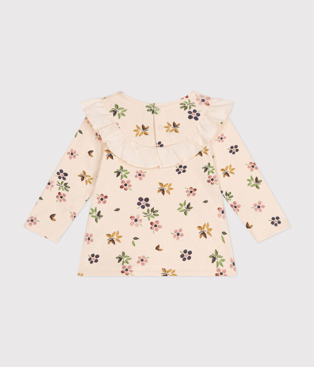 Blusa de t&uacute;bico para beb&eacute; crudo/multicolor