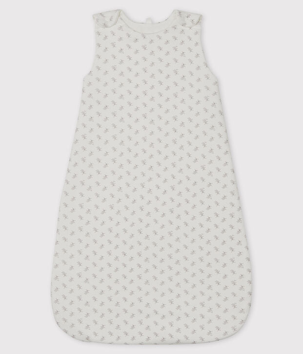 Saco de punto para beb&eacute; blanco/multicolor