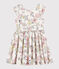 Vestido de celebración de popelina de niña blanco MARSHMALLOW/blanco MULTICO
