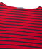 Camiseta unisex a rayas rojo MARS/azul SMOKING