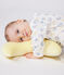 Pijama de algodón para bebé con furgonetas blanco MARSHMALLOW/blanco MULTICO